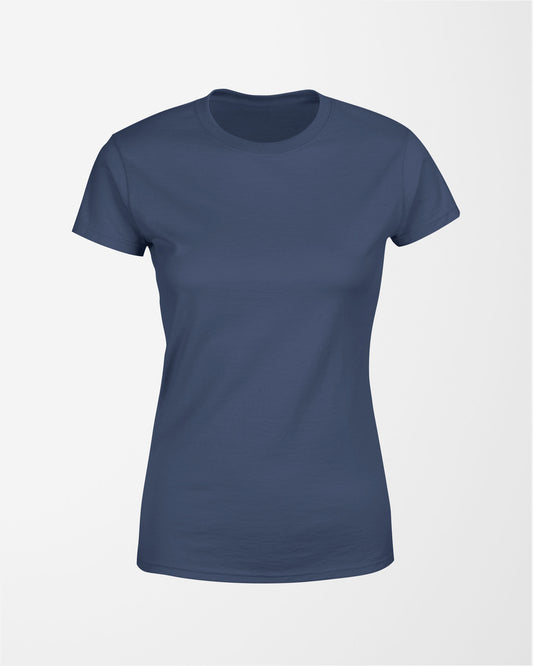 Camiseta Super Cotton - Básica Feminina Marinho