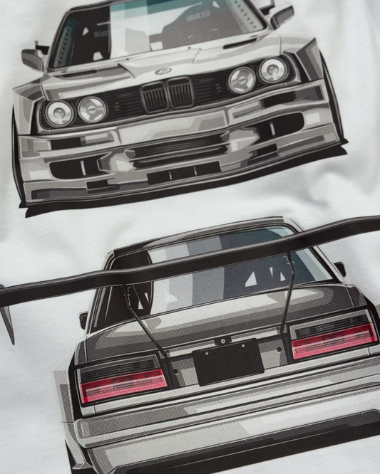 Camiseta E30 M3 DTM Legends | Branca