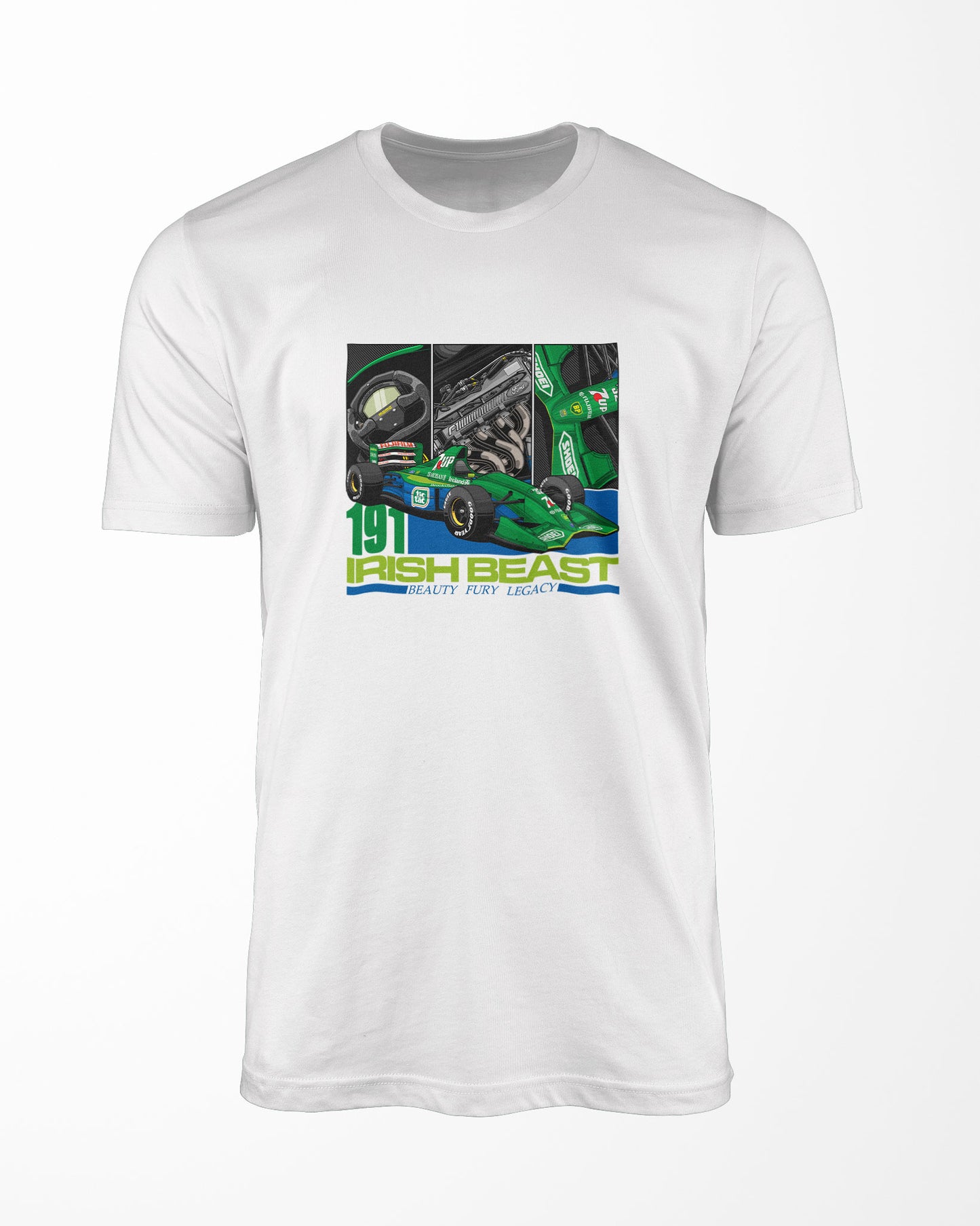 Camiseta Jordan 191 - Irish Beast - Branca