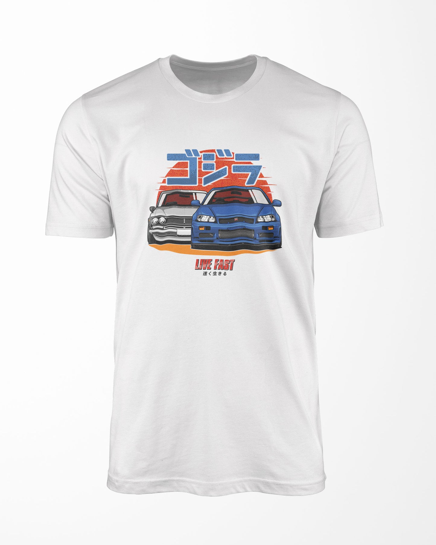 Camiseta Skyline Godzilla – A Lenda dos JDMs - Branca