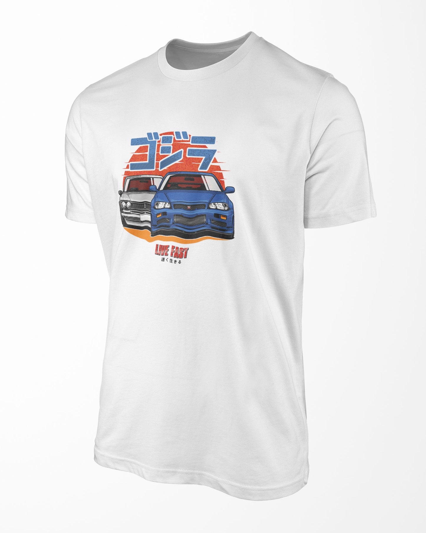 Camiseta Skyline Godzilla – A Lenda dos JDMs - Branca