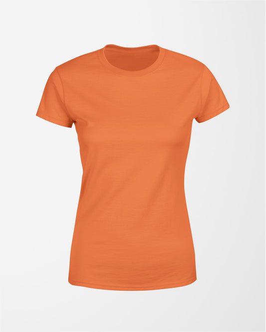 Camiseta Super Cotton - Básica Feminina Laranja