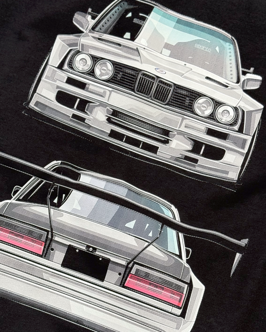 Camiseta E30 M3 DTM Legends | Preta