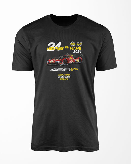 Camiseta 24 Horas de Le Mans 2024 - Winner - Preta