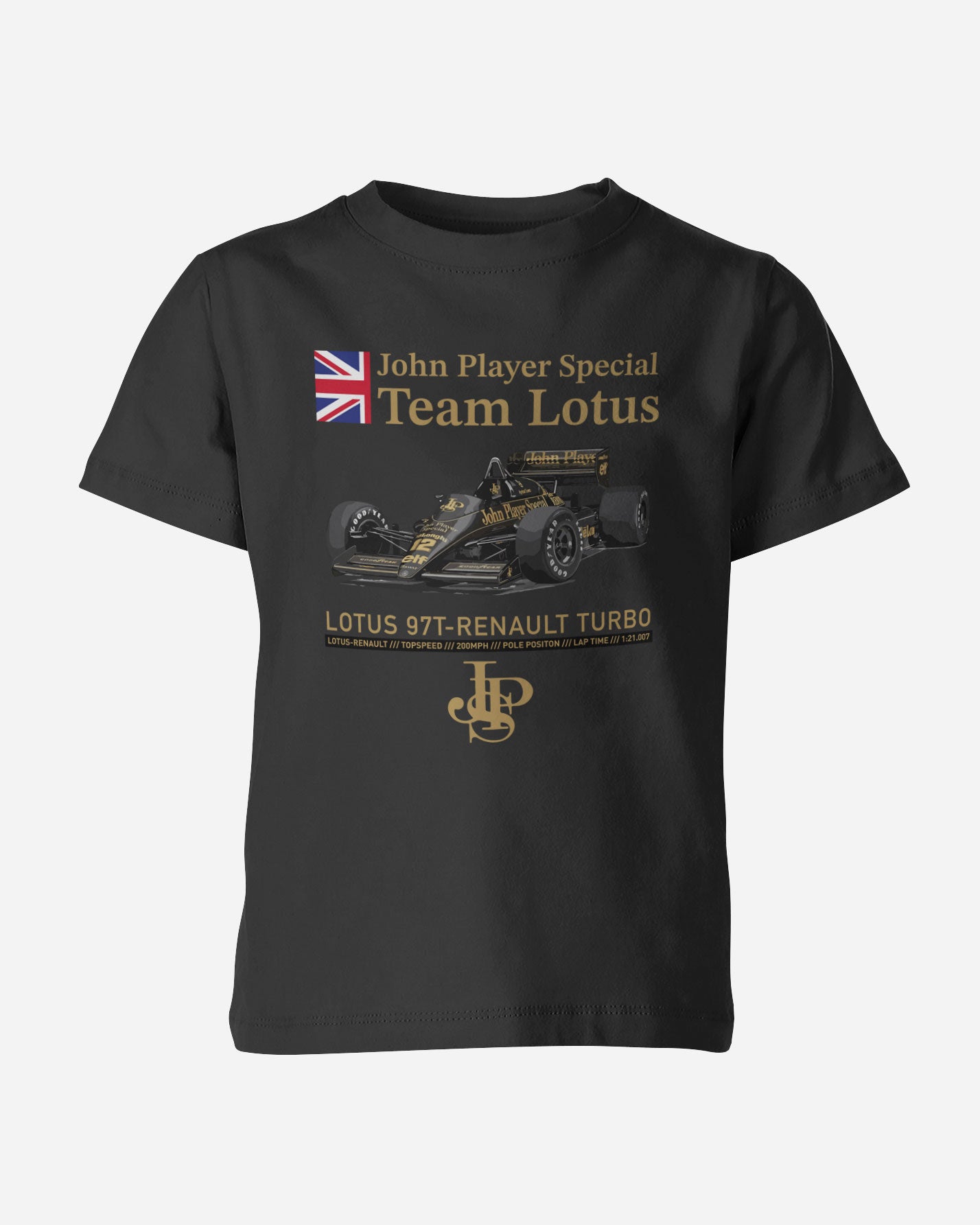Camiseta Infantil John Player Special - Team Lotus - Lotus 97T