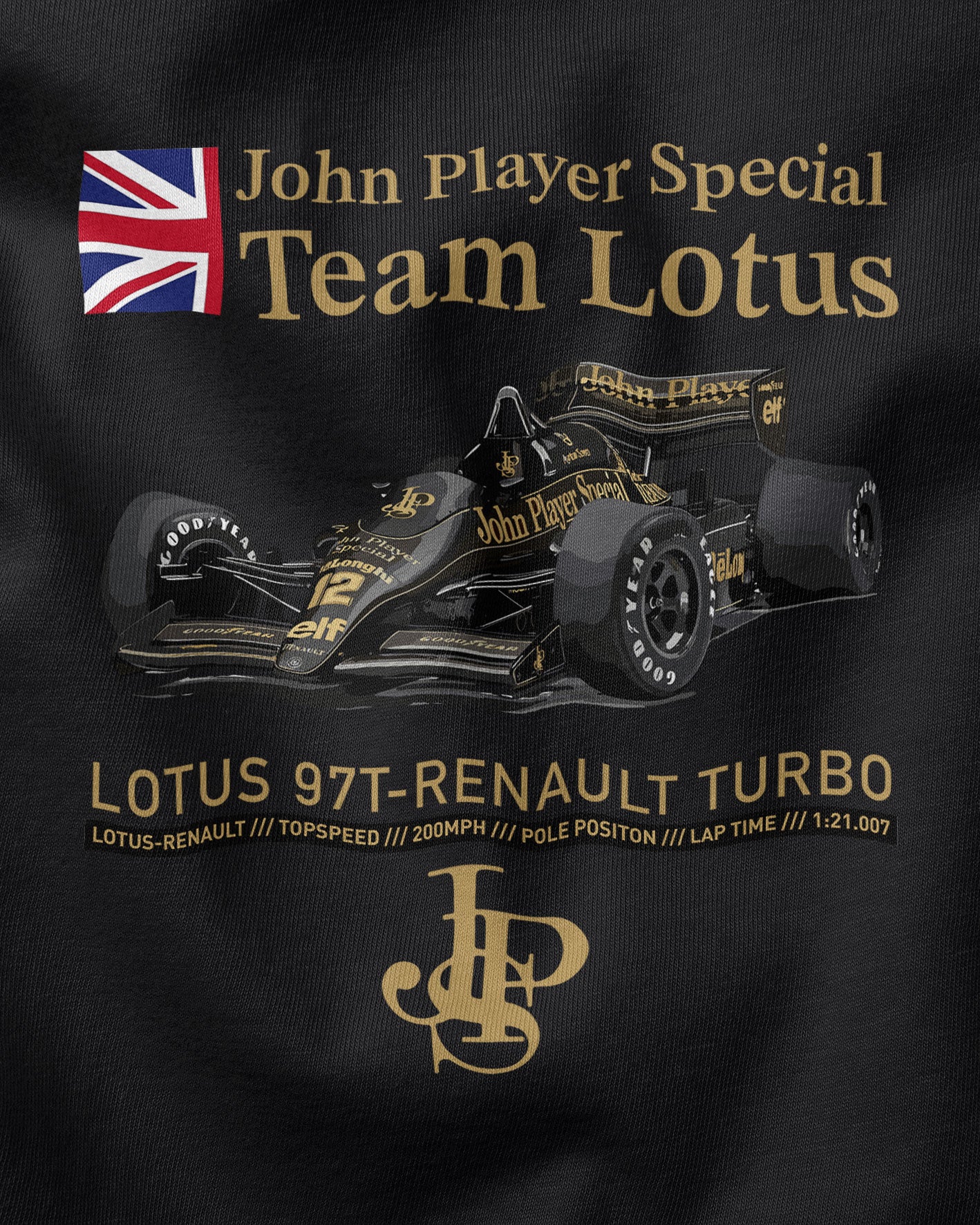 Camiseta John Player Special - Team Lotus - Lotus 97T