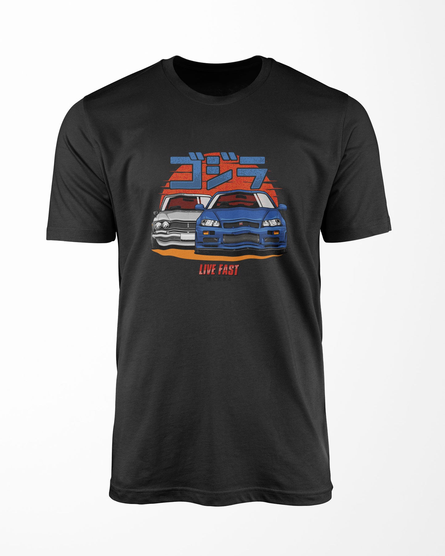 Camiseta Skyline Godzilla – A Lenda dos JDMs - Preta