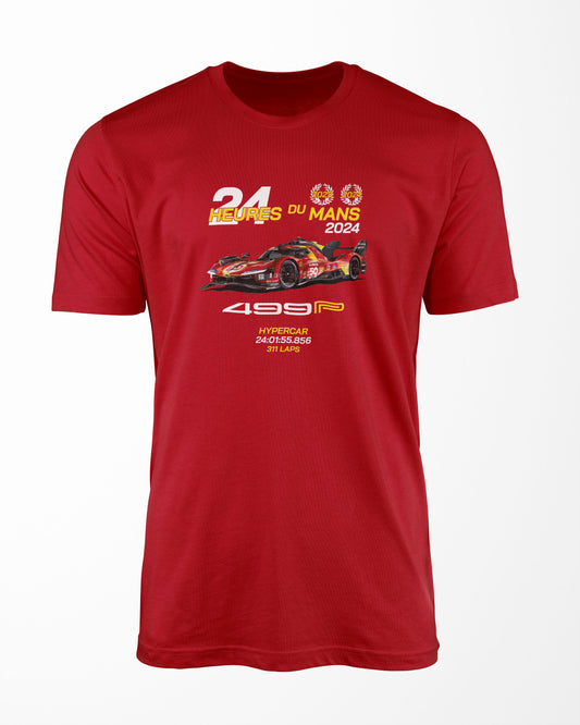 Camiseta 24 Horas de Le Mans 2024 - Winner - Vermelha