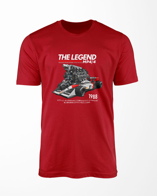 Camiseta The Legend MP4/4 - 1988 | Vermelha